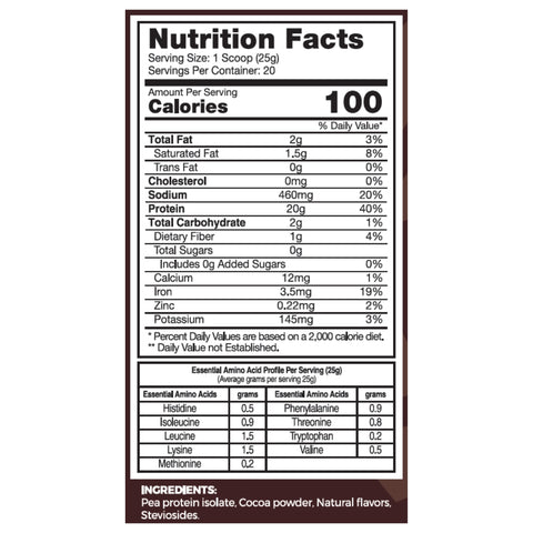 Organic Pea Protein Isolate
