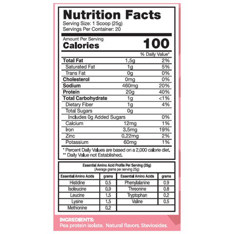 Organic Pea Protein Isolate
