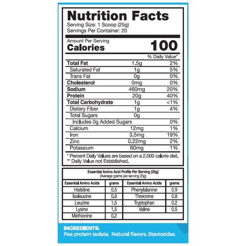 Organic Pea Protein Isolate